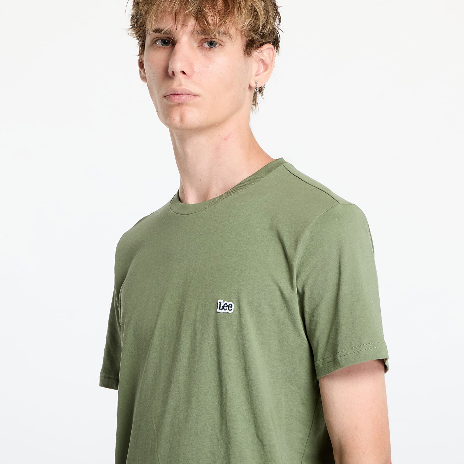 Ss Patch Logo Tee Mercantile Green