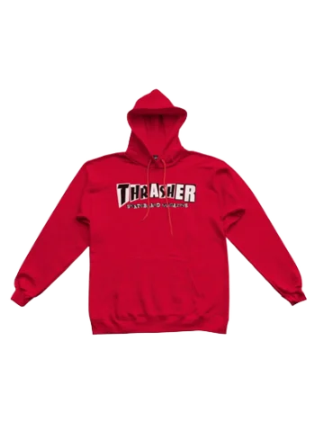 Thrasher x Baker Logo Hoodie Red 314327RED