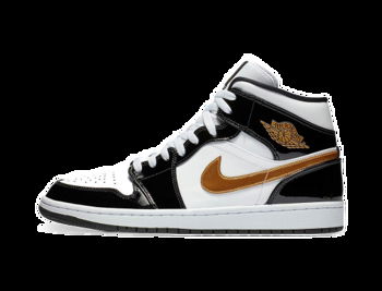 Jordan Air Jordan 1 Mid Patent "Black Gold" 852542-007