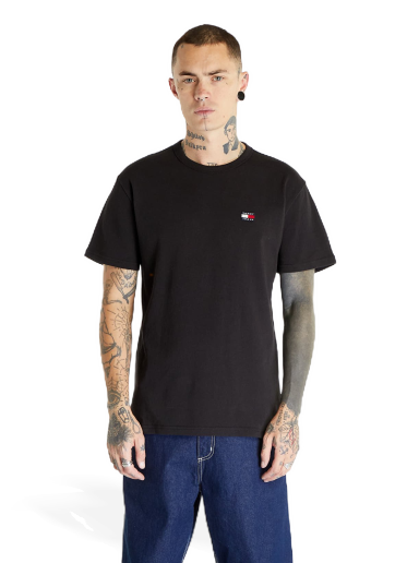 Tommy Jeans Classic Badge Short Sleeve Tee Black