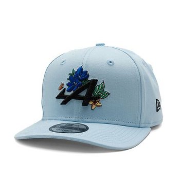 New Era 9FIFTY Pre-Curved - Floral Logo - Alpine Racing - Pastel Blue 60566043