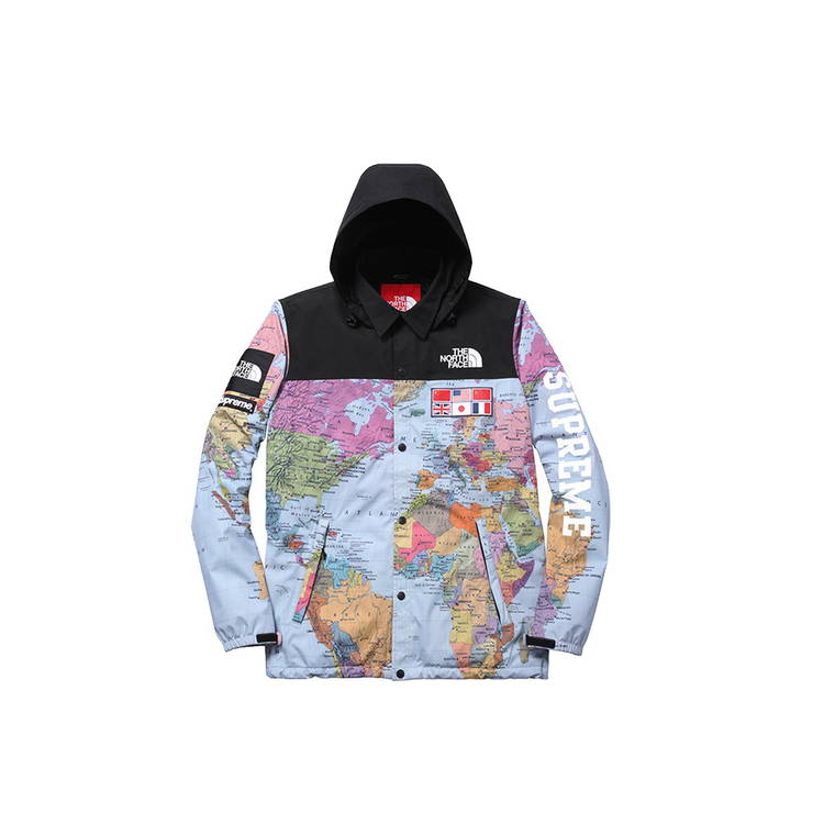 Supreme x Expedition TNF Coaches Jacket Maps