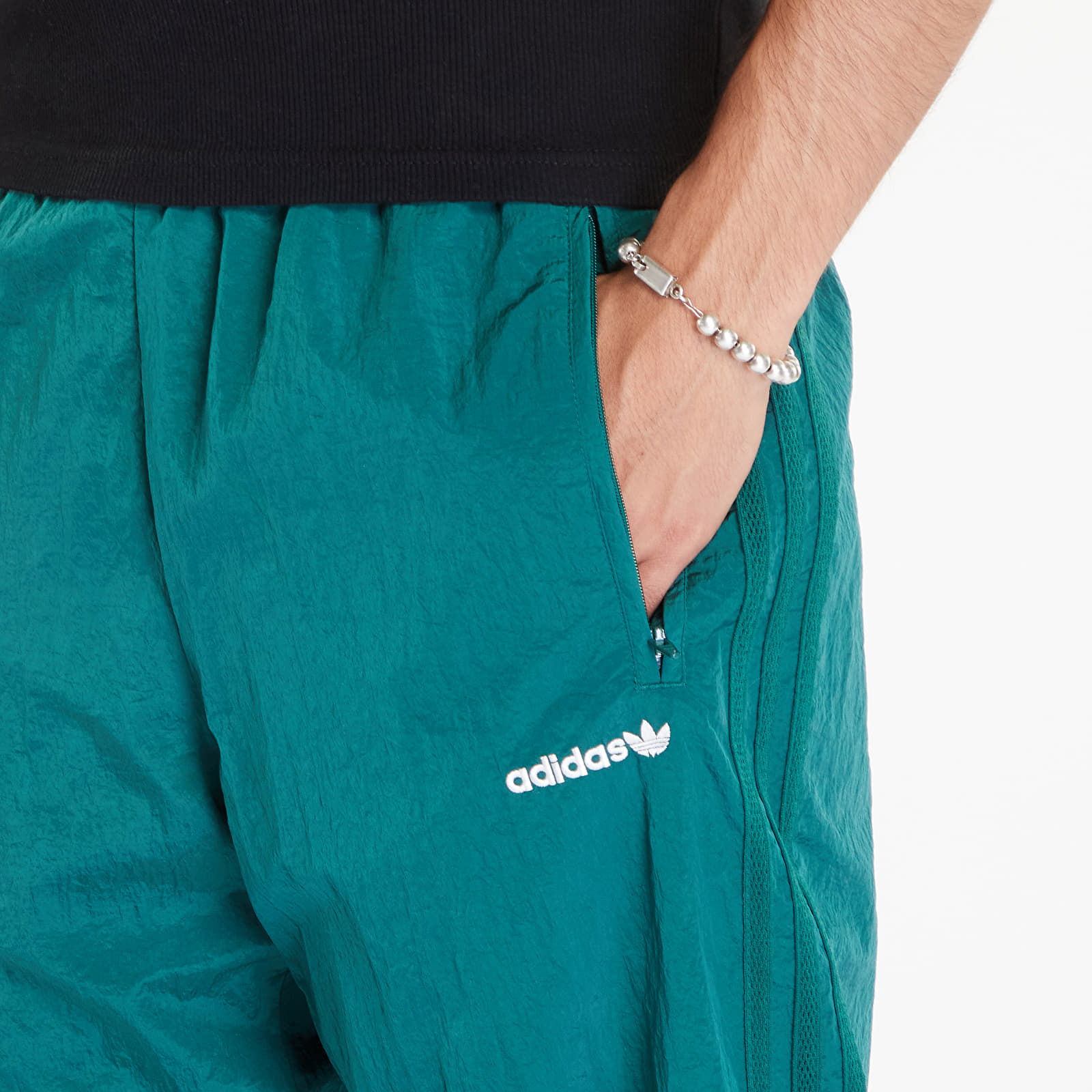 80S Woven Track Pants Collegiate Green