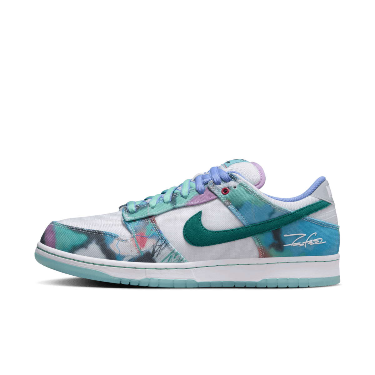 Futura x Dunk Low "Bleached Aqua"