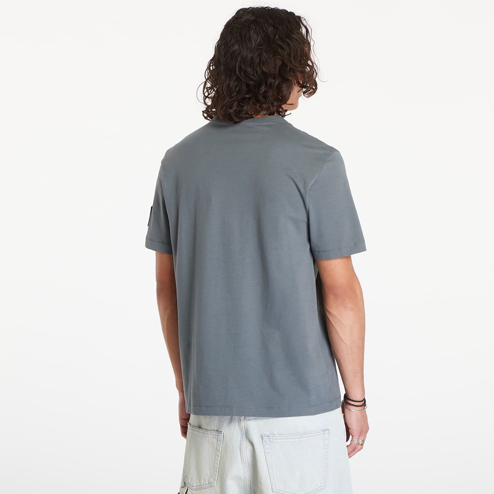 Cotton Badge T-Shirt Endless Grey