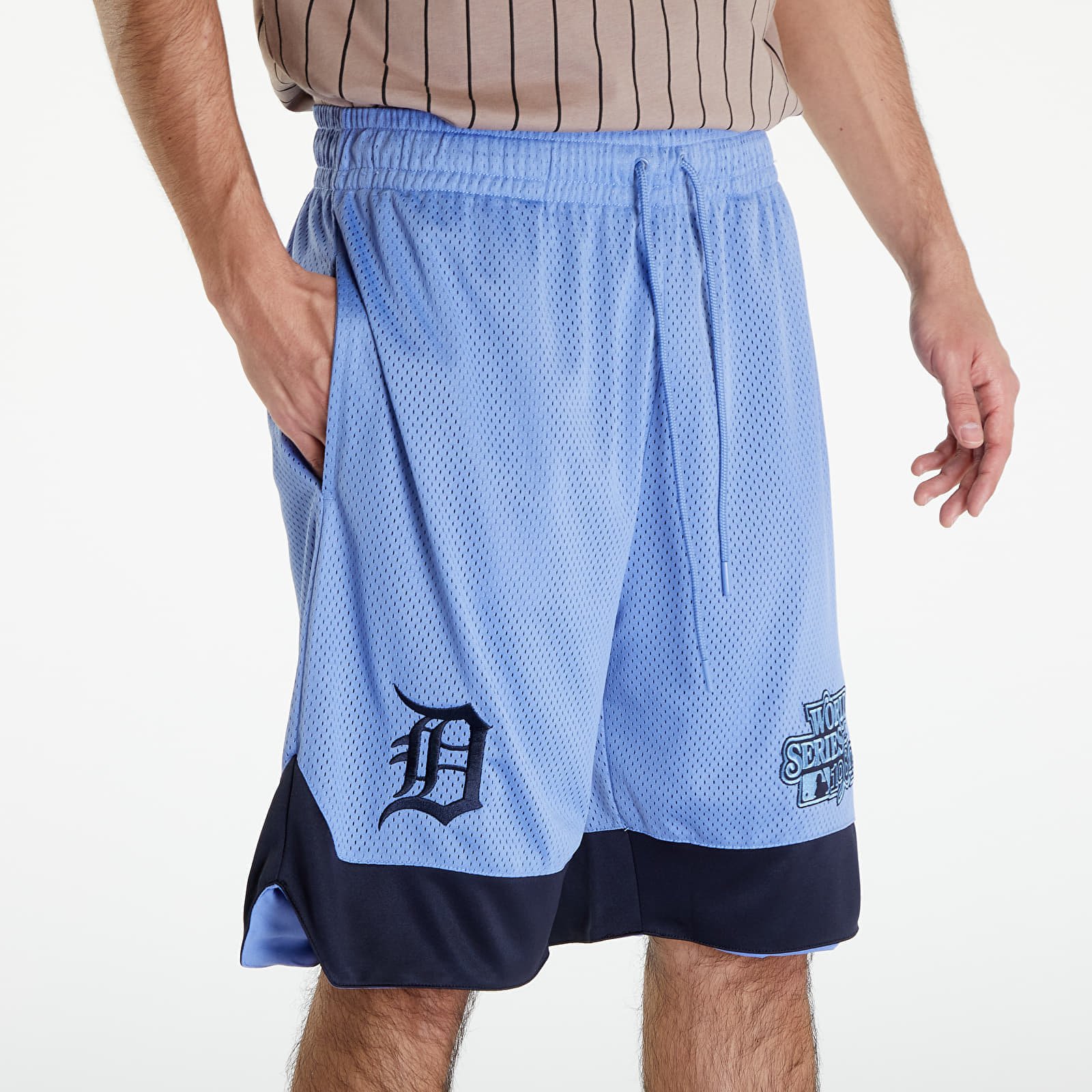 Detroit Tigers MLB World Series Blue Mesh Shorts