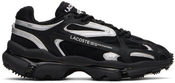 Lacoste Black & Silver Sneakers 47SMA0013_02H