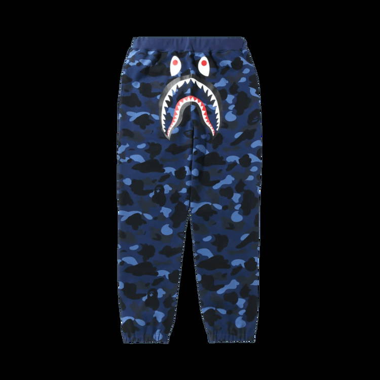 Tepláky BAPE Color Camo Shark Sweat Pants 1I30 152 008 NAVY | FLEXDOG