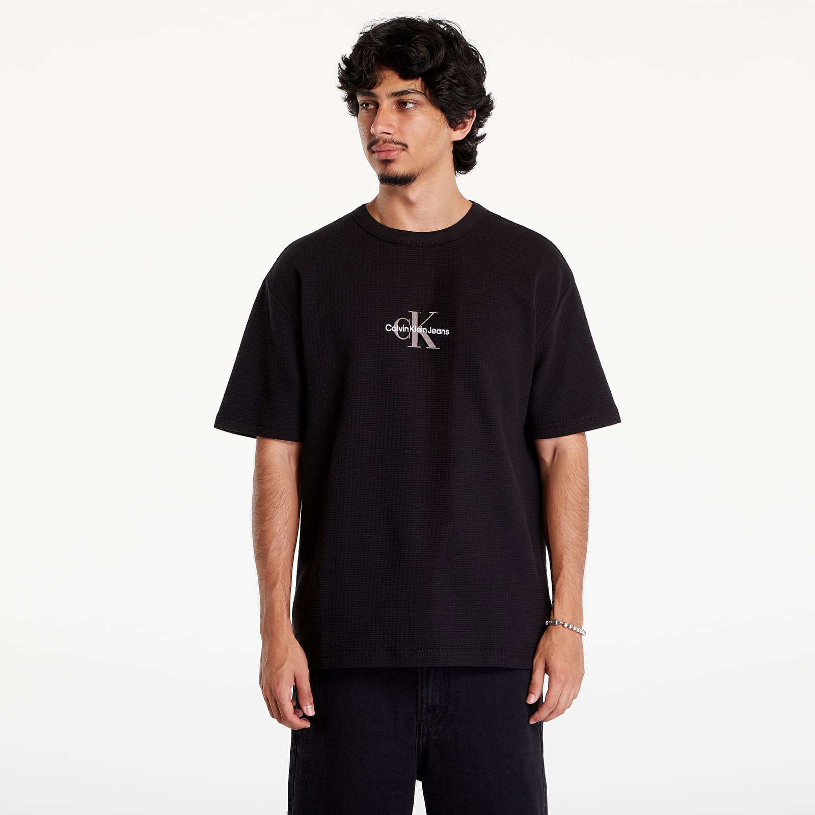 City Grid Short Sleeve Tee Black