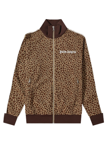 Palm Angels Leopard Track Jacket PMBD001S22FAB0076103