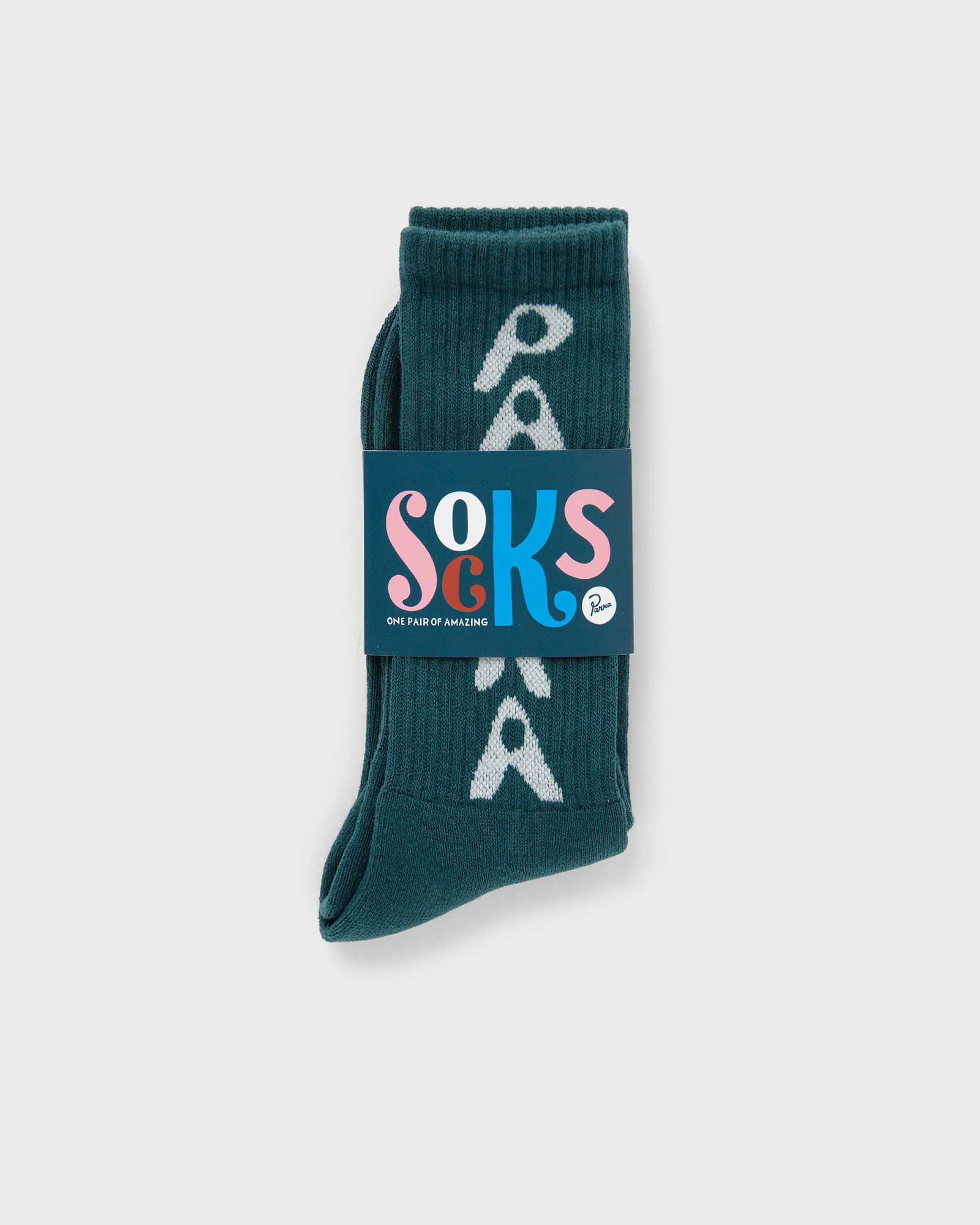 Hole logo crew socks