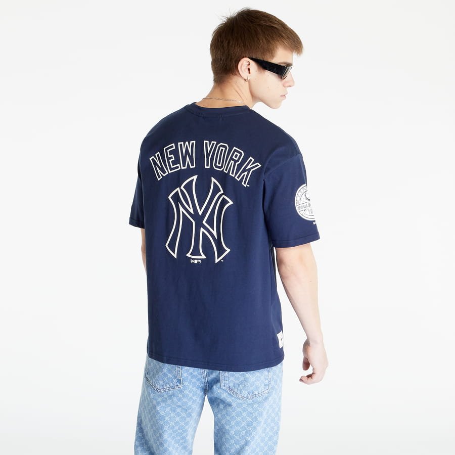 Tričko New Era New York Yankees MLB Heritage Oversized T-Shirt Dark  60332220