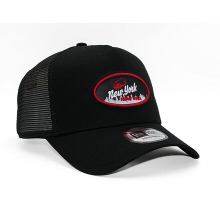 9FORTY A-Frame Trucker Oval State Trucker Black / Pink