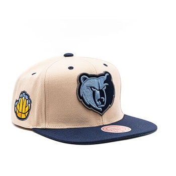 Mitchell & Ness NBA Sail 2 Tone Snapback Memphis Grizzlies Off White 6HSSLD21078-MGROFWH