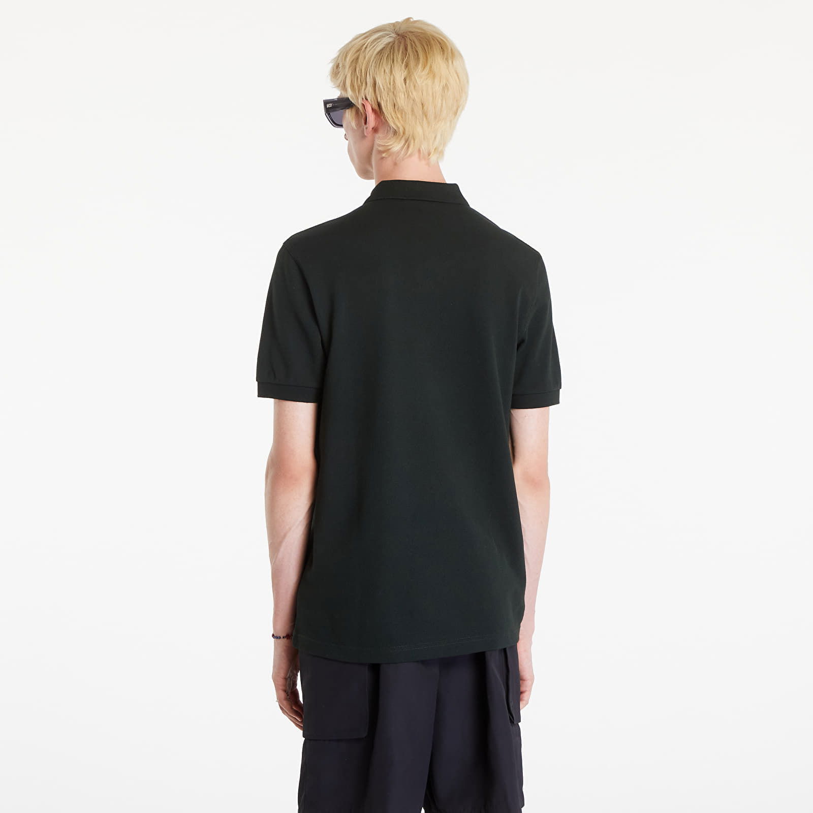 The Polo Short Sleeve Tee Night Green/ Snow White