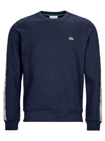 Lacoste Classic Fit Logo Stripe Flannel Sweatshirt SH5073-166