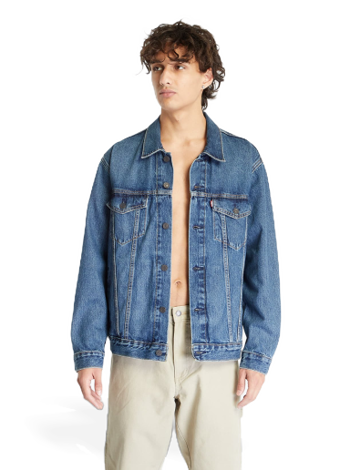 Levi's ® Relaxed Fit Trucker Jacket Med Indigo - Worn In A5782-0001
