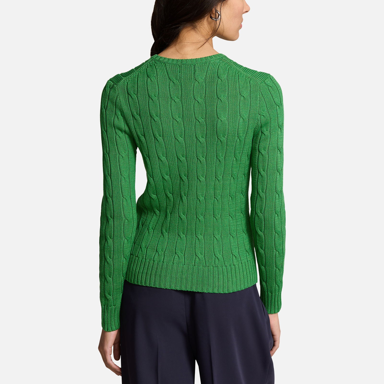 Julianna Cotton Cable-Knit Jumper