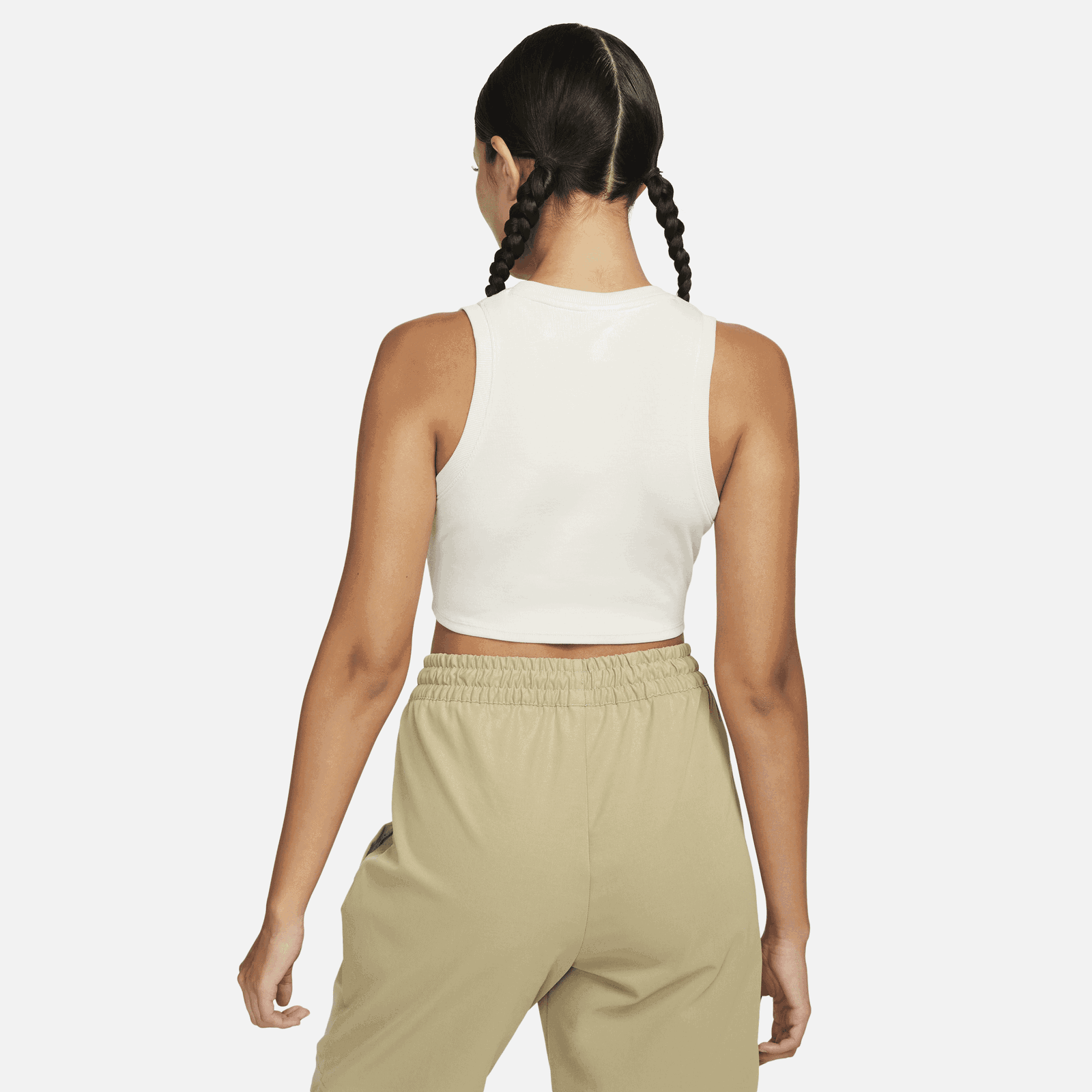 Essential Ribbed Cropped Tank Top