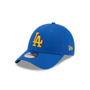 New Era 9FORTY MLB League Essential Los Angeles Dodgers Blue Azure / Mellow Yellow One Size 60364453
