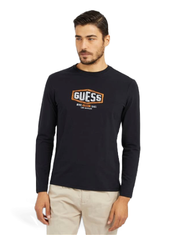 GUESS Front Logo Stretch T-Shirt M4RI34J1314