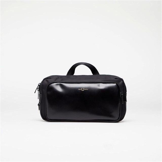 Nylon Twill Leather Xbody Bag