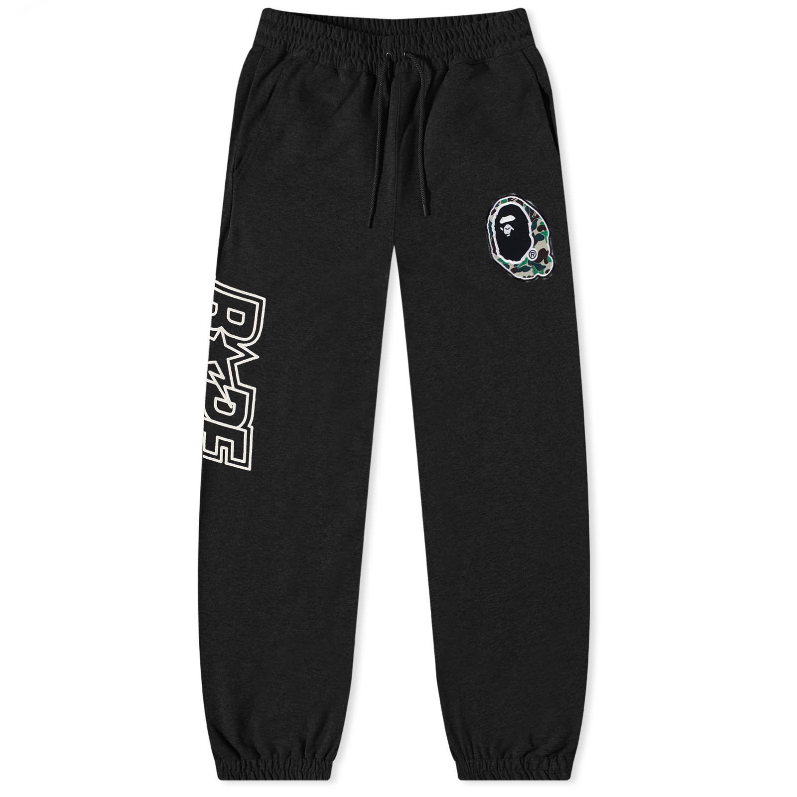 Patchwork Sweat Pant Black