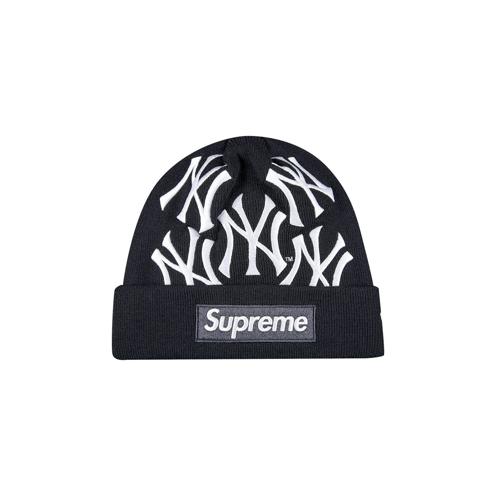 Kulich Supreme New York Yankees x New Era Box Logo Beanie FW21BN7