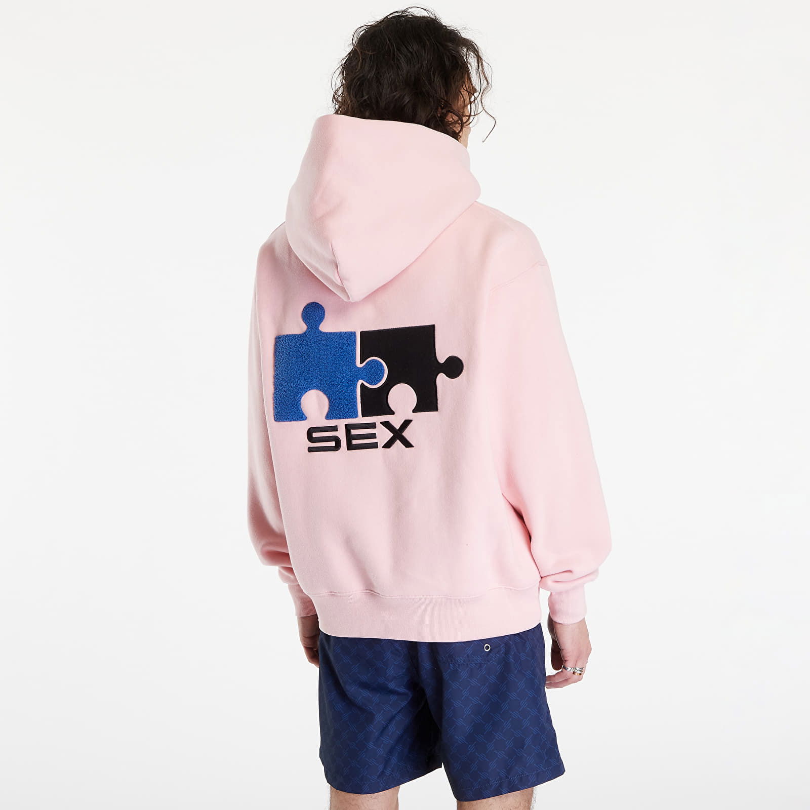 Puzzle Hoodie Pink