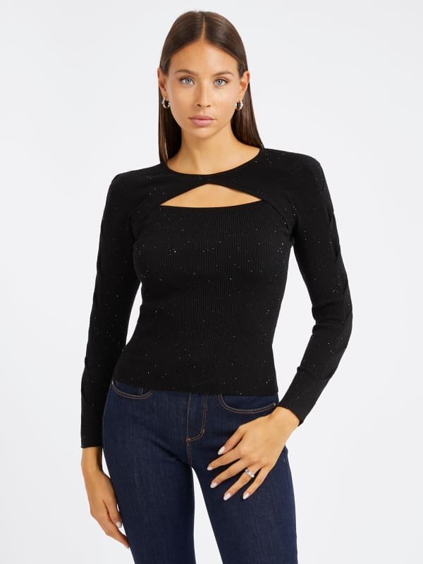 Micro Sequins Sweater
