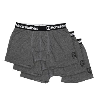 Horsefeathers Boxers Dynasty 3-Pack Boxer Shorts Heather Anthracite AM067B