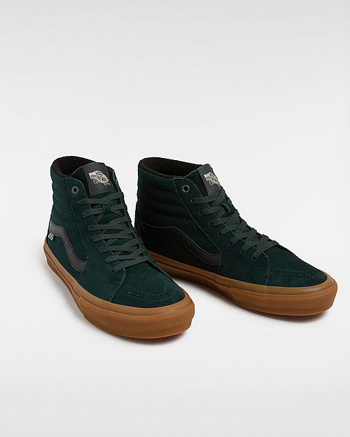 Skate Sk8-hi Shoes (green/gum) Unisex Green, Size 2.5