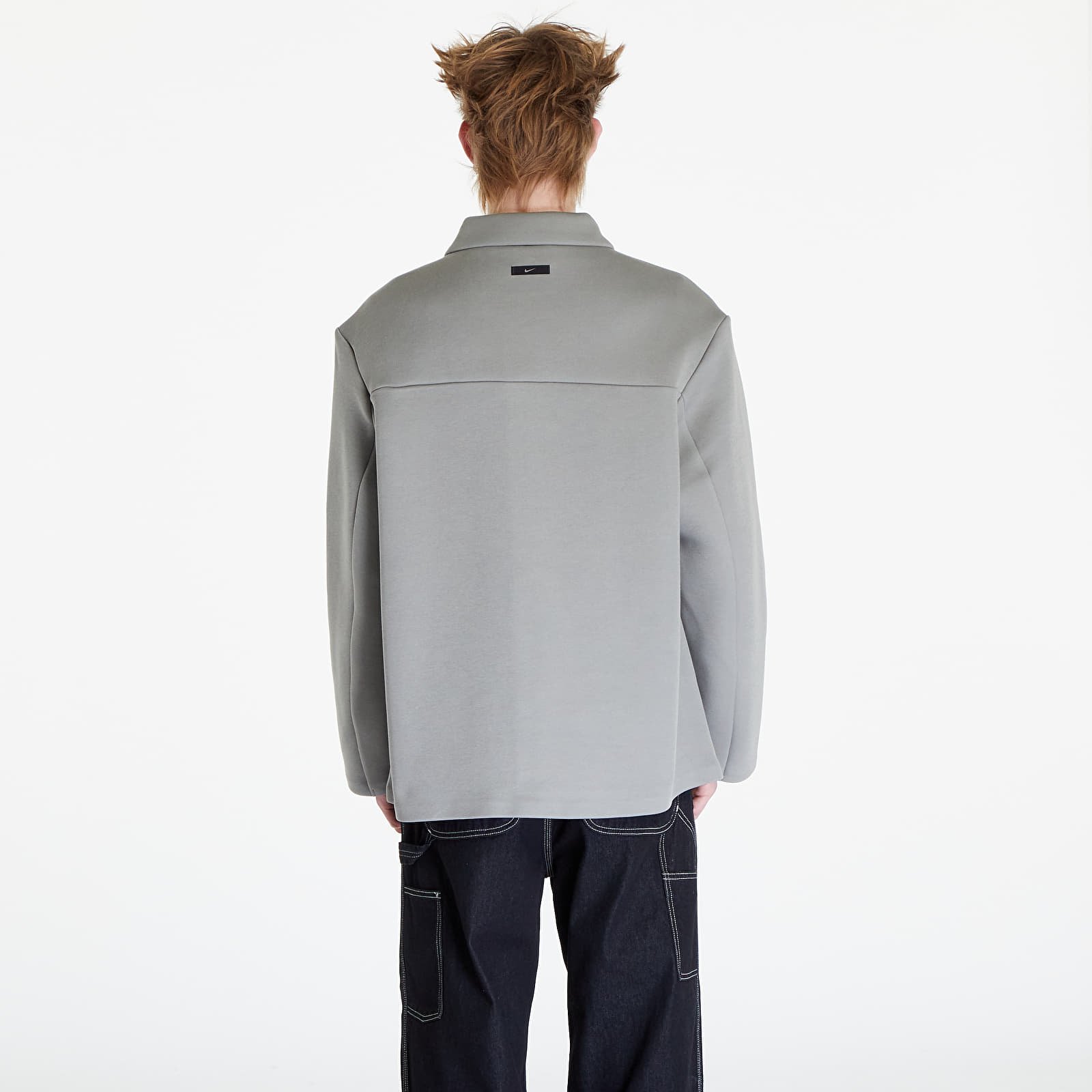Sportswear Tech Fleece Reimagined Oversized Shacket "Dark Stucco"