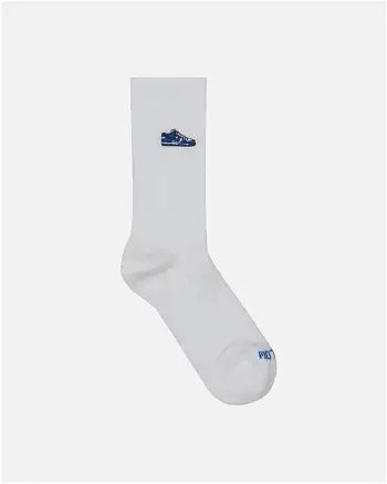 Nike Everyday Plus Cushioned Crew Socks White / Varsity Royal FQ0326-100