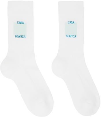 Casablanca Casa Logo Socks APS24-ACC-010-02