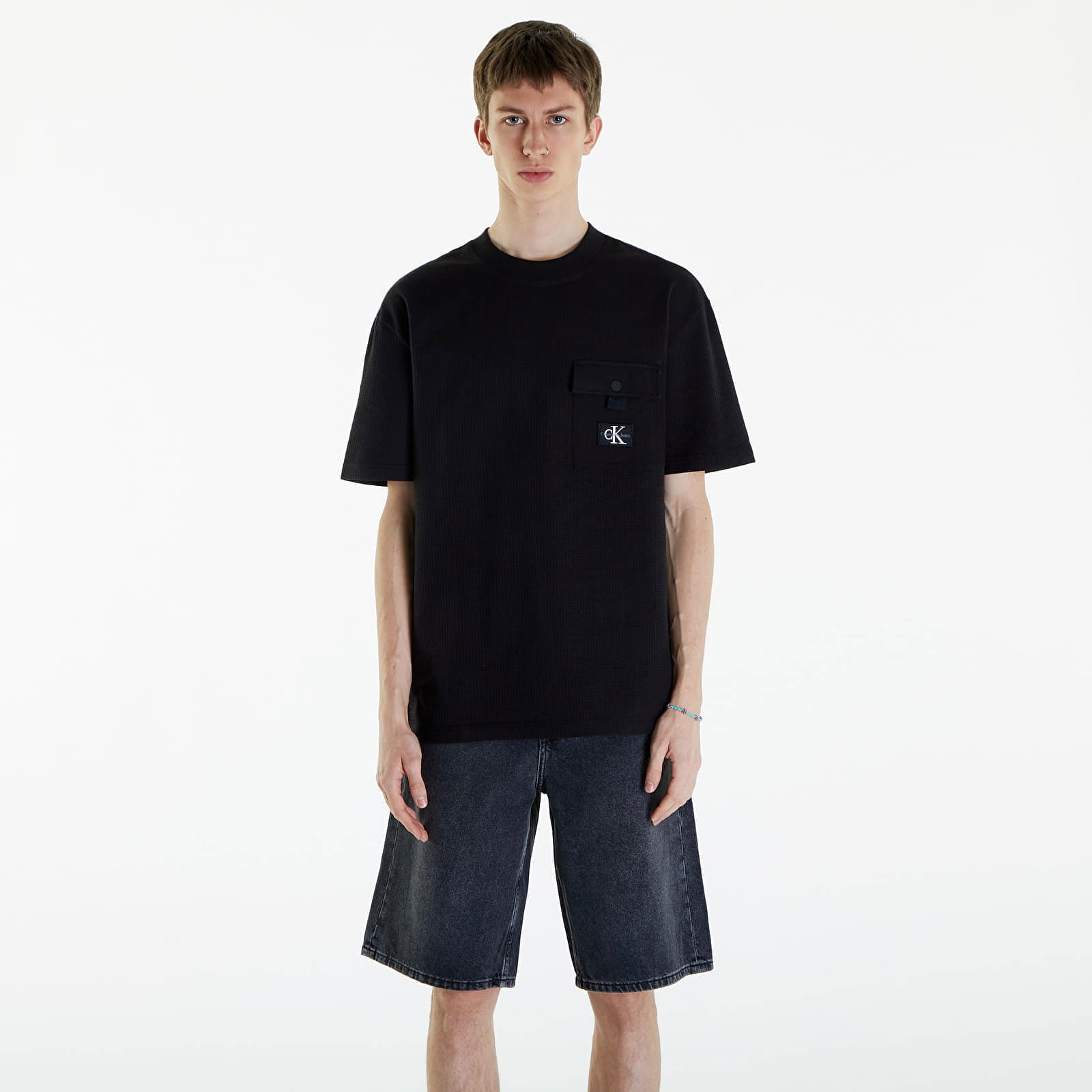 Texture Pocket Short Sleeve T-Shirt