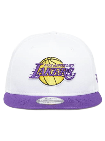 New Era LA Lakers White Crown Team White 9FIFTY Snapback Cap 60358013