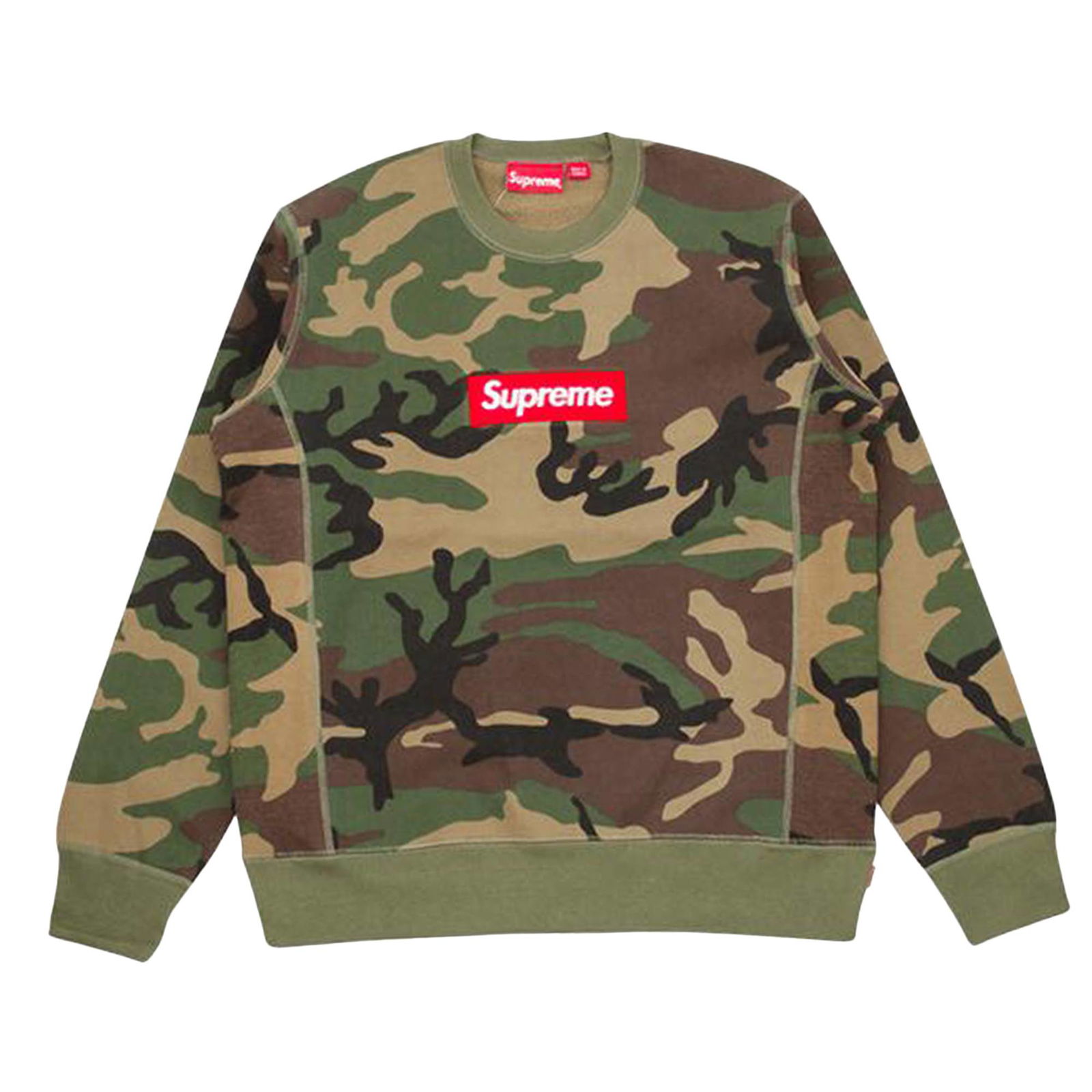 Mikina Supreme Box Logo Crewneck 'Camo' FW15SW6 CAMO | FLEXDOG