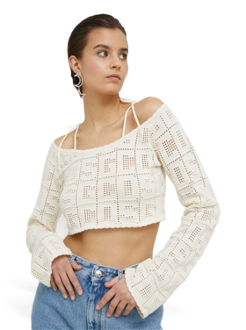 GCDS Cropped Sweater SS23W380920