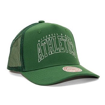 Mitchell & Ness Branded Athletics Trucker Snapback Branded Green HHSS6833-MNNYYPPPGREN