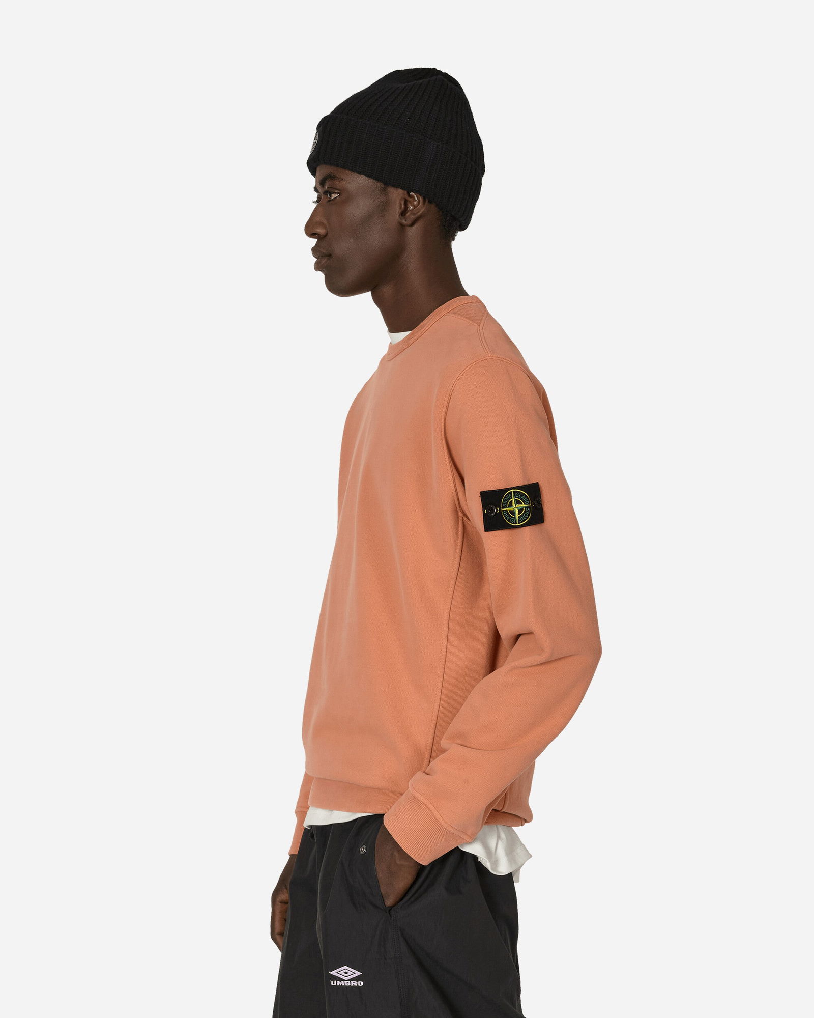 Garment Dyed Crewneck Sweatshirt Orange