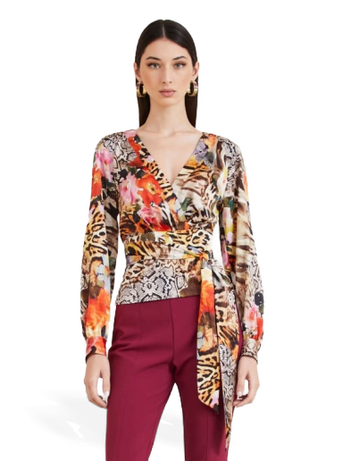 Marciano Floral Print Blouse