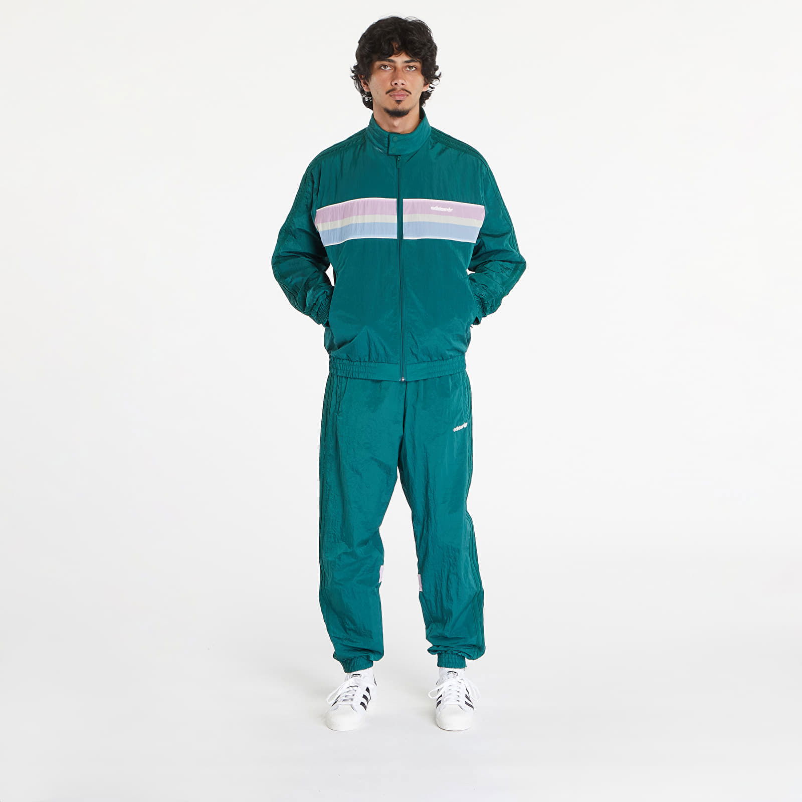 80S Woven Tracktop Collegiate Green