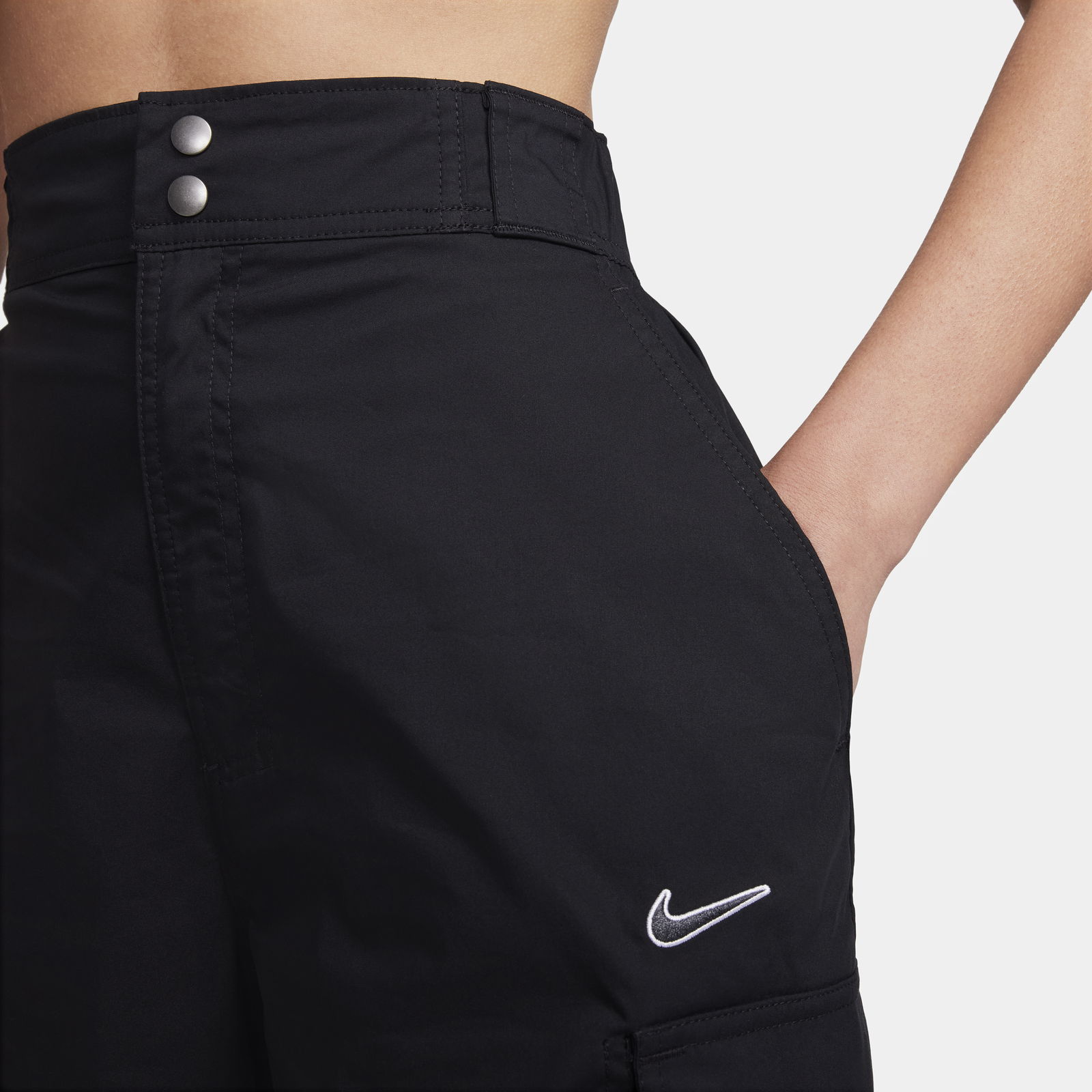 Sportswear High-Waisted Loose Woven Pants