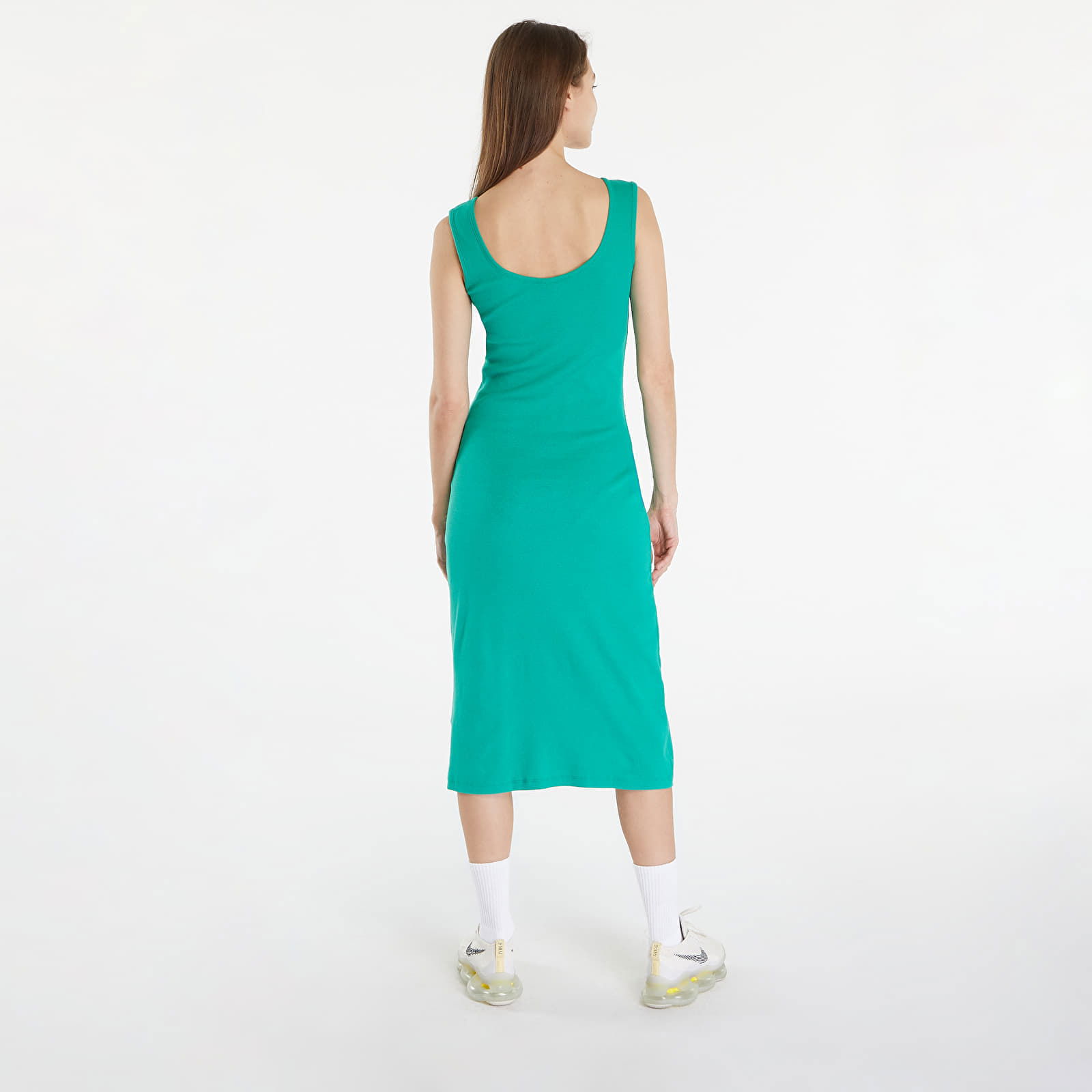 Dresses Ladies Rib Top Dress Fern Green