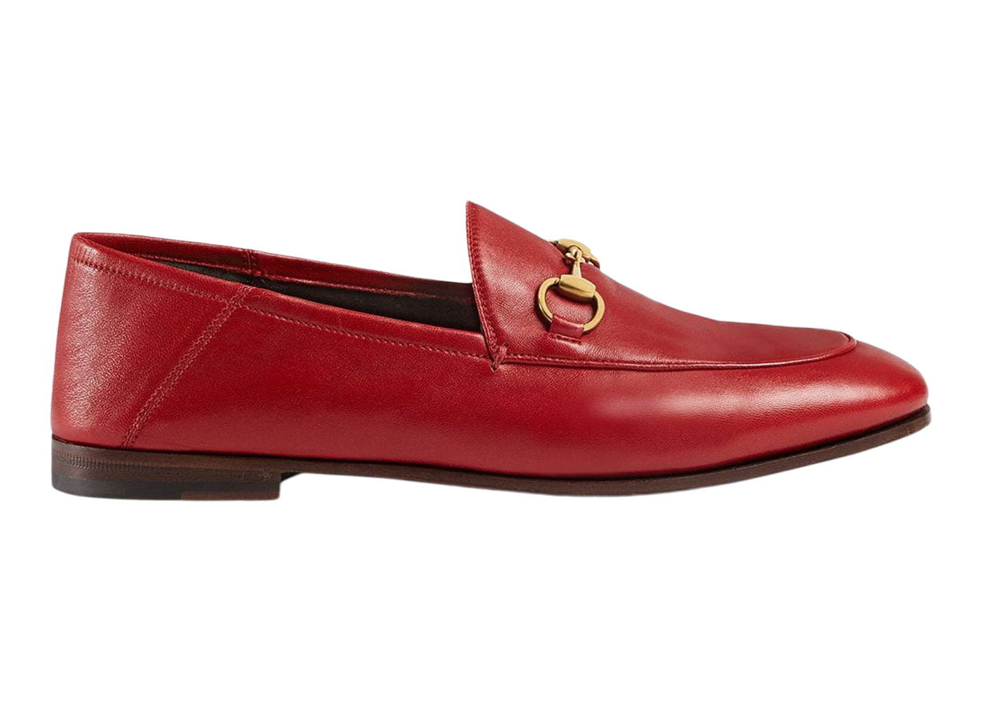 Horsebit Slip On Loafer 'Red' Leather