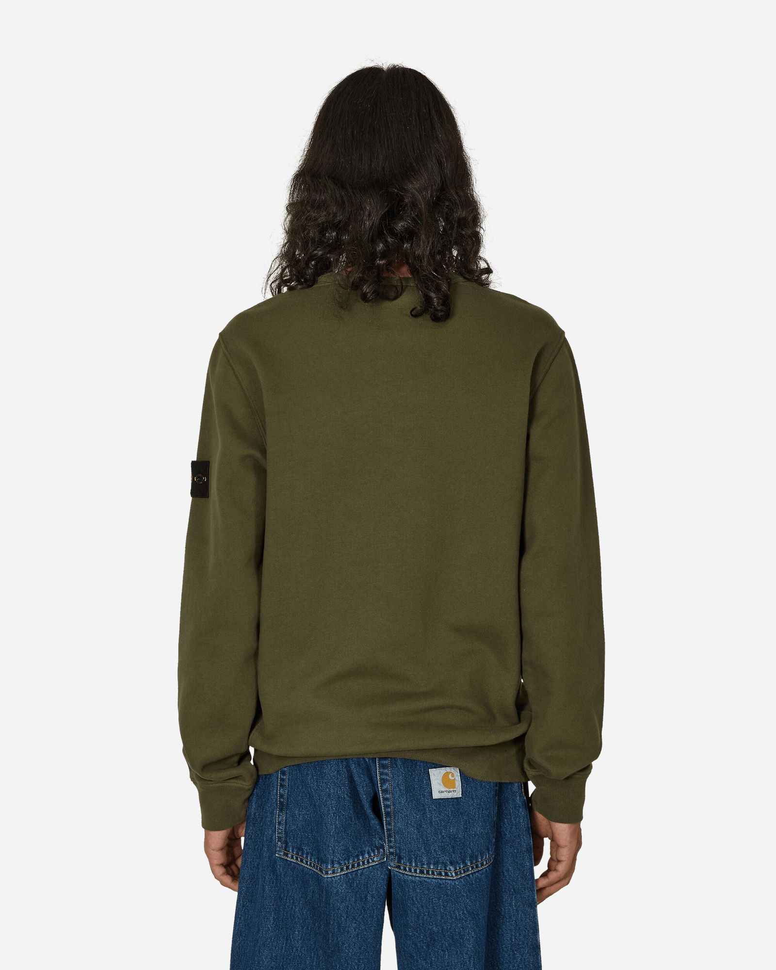 Garment Dyed Crewneck Sweatshirt Musk