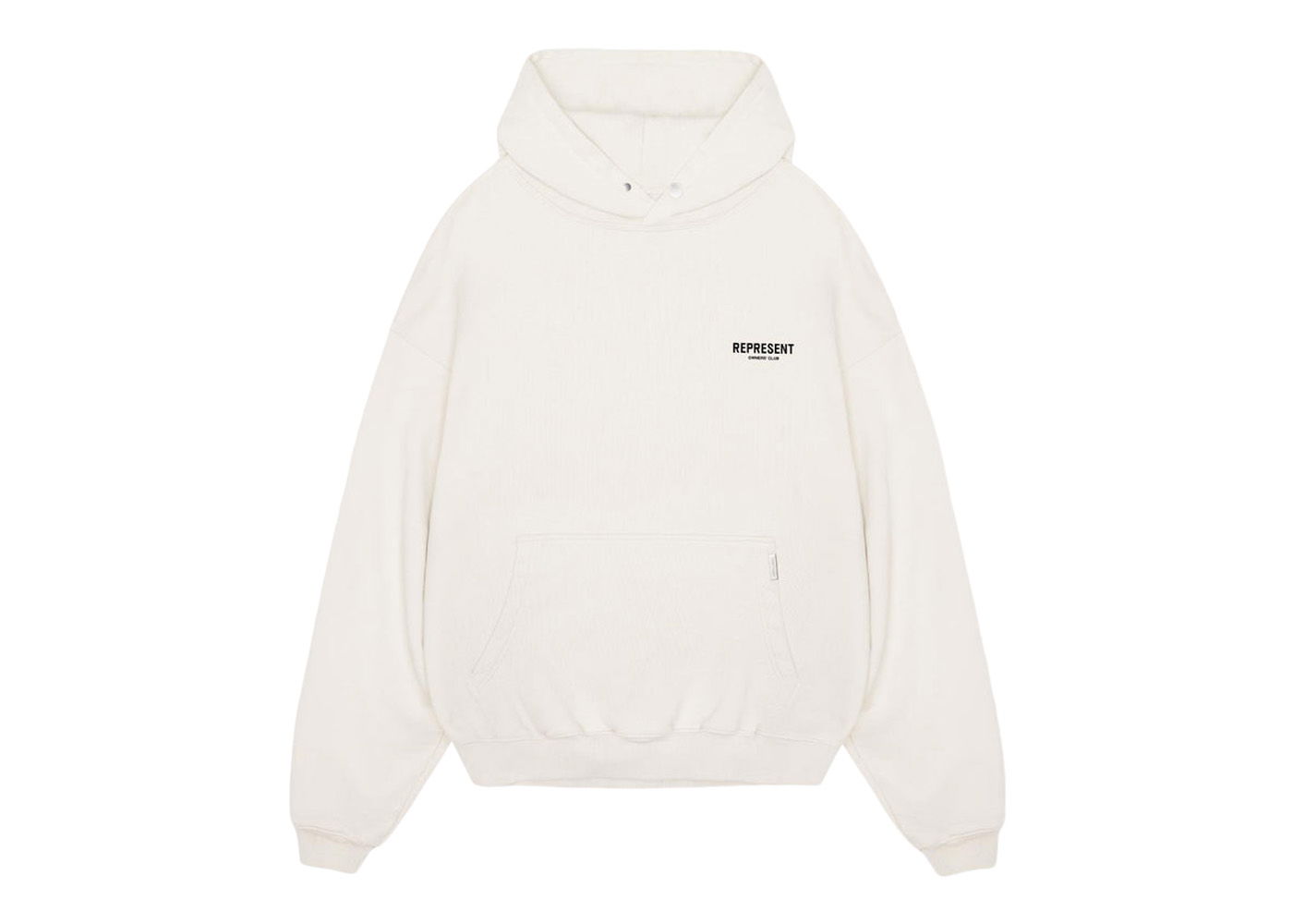 Represent Owner's Club Hoodie Flat White/Black