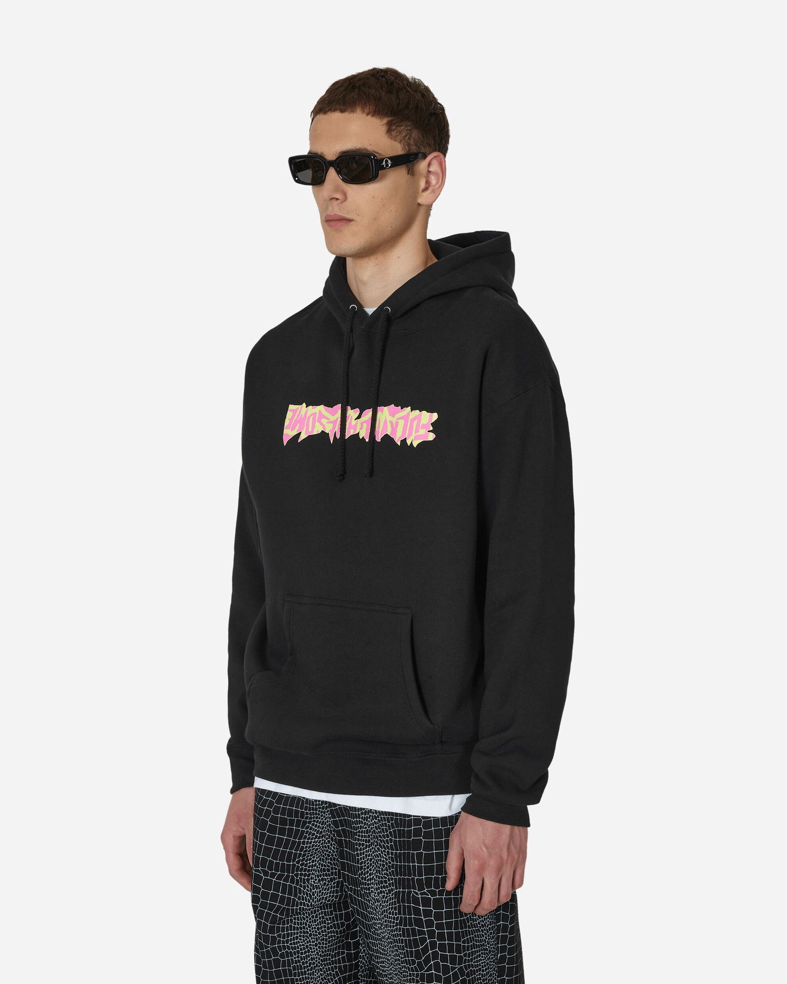 Cut Out Logo Hoodie