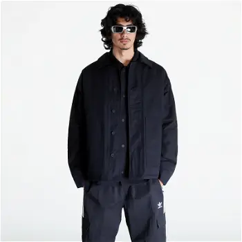 adidas Originals Men's jacket adidas Premium Essentials+ Full Zip Jacket Black IR7736